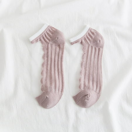 Cathalem Socks for Men Tulle Pearl Summer Socks Women Transparent Lace Elastic Ultra Thin Silk Cotton Thin Socks Socks Purple One Size
Cathalem Socks for Men Tulle Pearl Summer Socks Women Transparent Lace Elastic Ultra Thin Silk Cotton Thin Socks Socks Purple One Size