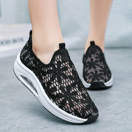ERTUTUYI Fashion Women Summer Lace Round Toe Thick Bottom Comfortable Casual Sports Shoes Black 39
ERTUTUYI Fashion Women Summer Lace Round Toe Thick Bottom Comfortable Casual Sports Shoes Black 39