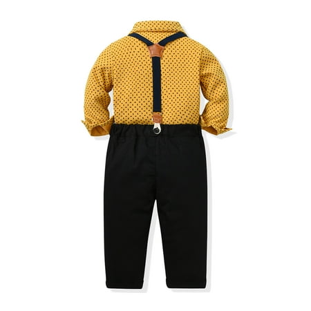 Cathalem Baby Boy Gift Toddler Boys Long Sleeve T Shirt Tops Pants Child Kids Gentleman Outfits Boy Outfits Toddler Childrenscostume Yellow 18-24 Months
Cathalem Baby Boy Gift Toddler Boys Long Sleeve T Shirt Tops Pants Child Kids Gentleman Outfits Boy Outfits Toddler Childrenscostume Yellow 18-24 Months