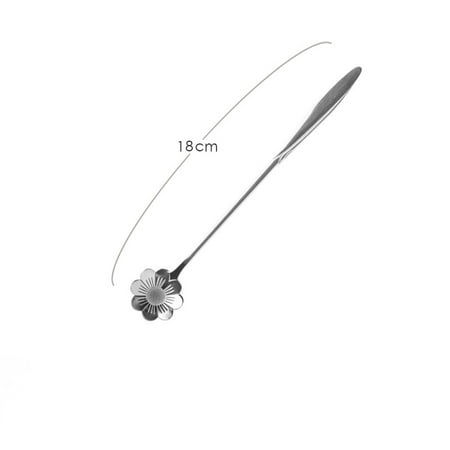 Creative long handle spoon stir household stainless steel cute flower soup spoon golden silver ice cream coffee dessert spoon
Creative long handle spoon stir household stainless steel cute flower soup spoon golden silver ice cream coffee dessert spoon