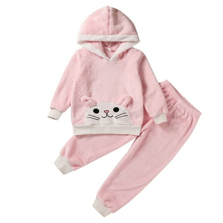 2Pcs Baby Girl Pink Hoodie Sets Loungewear Fleece Cartoon Rabbit Tops Pants Pajama Sets
2Pcs Baby Girl Pink Hoodie Sets Loungewear Fleece Cartoon Rabbit Tops Pants Pajama Sets