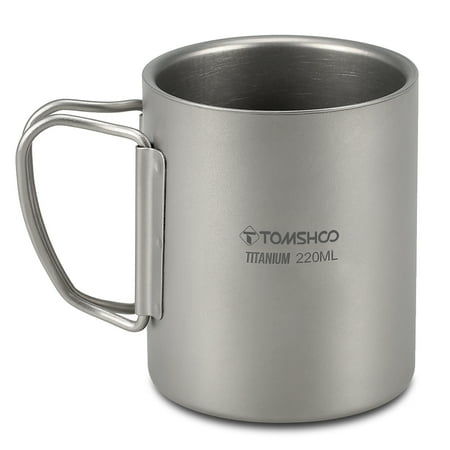 Maboto 220/350/450/600ml Double Wall Titanium Water Cup Coffee Tea Mug for Home Office Outdoor Camping Hiking Backpacking Picnic
Maboto 220/350/450/600ml Double Wall Titanium Water Cup Coffee Tea Mug for Home Office Outdoor Camping Hiking Backpacking Picnic