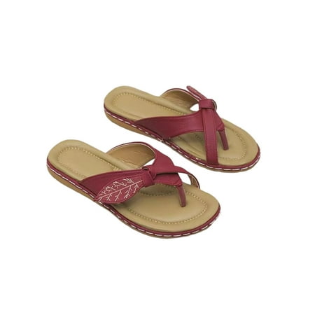 Sanviglor Womens Flat Sandal Slip On Thong Sandals Summer Flip Flops Indoor Outdoor Comfort Casual Slides Lightweight Beach Shoes Wine Red 10
Sanviglor Womens Flat Sandal Slip On Thong Sandals Summer Flip Flops Indoor Outdoor Comfort Casual Slides Lightweight Beach Shoes Wine Red 10