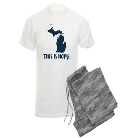 CafePress - Michigan This Is Home - Men s Light Pajamas