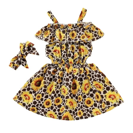 Rovga Toddler Girl Dress Clothes Sleeveless Sundress Leopard Prints Dress Princess Dresss Dance Party Dresses Clothes
Rovga Toddler Girl Dress Clothes Sleeveless Sundress Leopard Prints Dress Princess Dresss Dance Party Dresses Clothes