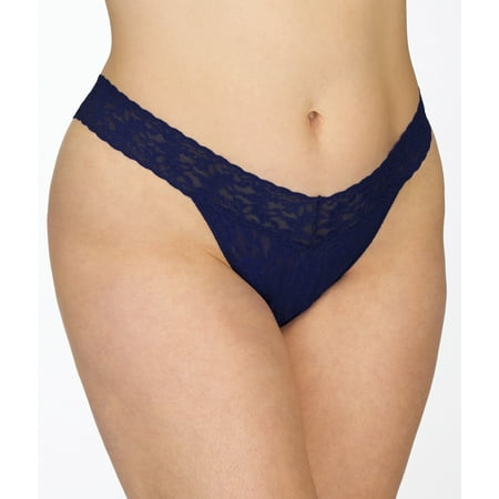 Hanky Panky Womens Plus Size Signature Lace Original Rise Thong Style-4811X