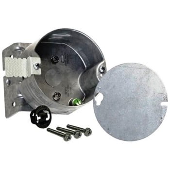 Hubbell/Raco Round Ceiling Fan Box Steel ~ 4 
Hubbell/Raco Round Ceiling Fan Box Steel ~ 4