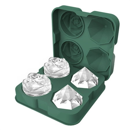 RSRZRCJ Ice Cube Tray 2 Silicone Rose Ice Tray 2 Diamond Ice Ball Maker 2.5inch Ice Cube Molds Includes Funnel and Clips for Chilling Cocktails Whiskey Reusable BPA Free
RSRZRCJ Ice Cube Tray 2 Silicone Rose Ice Tray 2 Diamond Ice Ball Maker 2.5inch Ice Cube Molds Includes Funnel and Clips for Chilling Cocktails Whiskey Reusable BPA Free