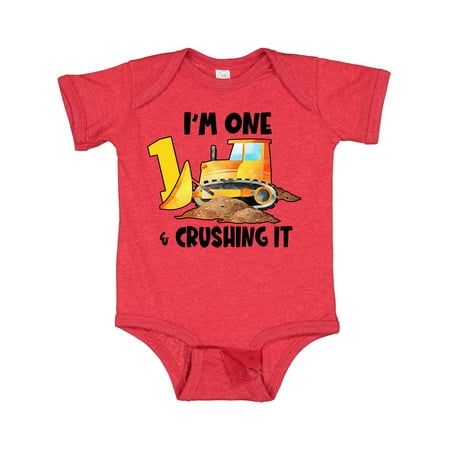 Inktastic I m 1 and Crushing It Construction 1st Birthday Gift Baby Boy or Baby Girl Bodysuit
Inktastic I m 1 and Crushing It Construction 1st Birthday Gift Baby Boy or Baby Girl Bodysuit