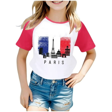 Baby Girl Clothes Toddler Summer Outfits Girls Fashion Festival Printed Round Neck Short Sleeve Casual T Shirt Top Summer Breathable Trendy Leisure Top 11-12 Years
Baby Girl Clothes Toddler Summer Outfits Girls Fashion Festival Printed Round Neck Short Sleeve Casual T Shirt Top Summer Breathable Trendy Leisure Top 11-12 Years