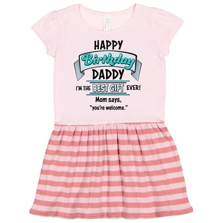 Inktastic Happy Birthday Daddy- best gift ever in blue Gift Toddler Girl Dress
Inktastic Happy Birthday Daddy- best gift ever in blue Gift Toddler Girl Dress