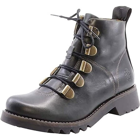 Fly London Women s Roji Leather Lace-Up Ankle Boots Grey Diesel Size EU 37
Fly London Women s Roji Leather Lace-Up Ankle Boots Grey Diesel Size EU 37
