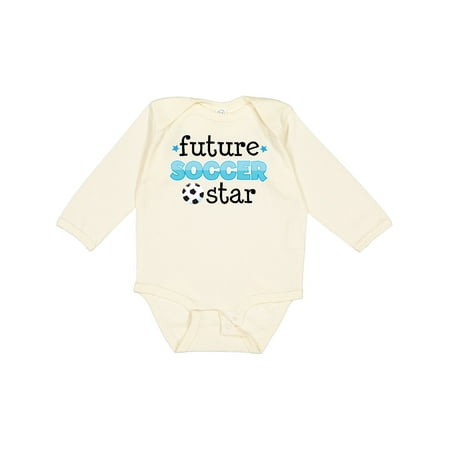 Inktastic Future Soccer Star Gift Baby Boy Long Sleeve Bodysuit 
Inktastic Future Soccer Star Gift Baby Boy Long Sleeve Bodysuit