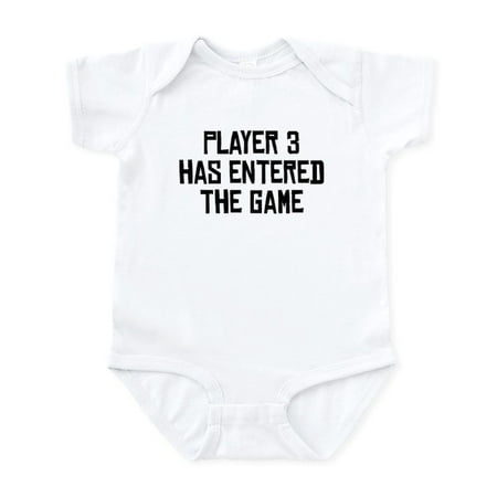 CafePress - Player 3 Has Entered The Game Body Suit - Baby Light Bodysuit Size Newborn - 24 Months
CafePress - Player 3 Has Entered The Game Body Suit - Baby Light Bodysuit Size Newborn - 24 Months