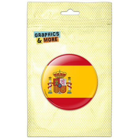 Spain National Country Flag Refrigerator Button Magnet