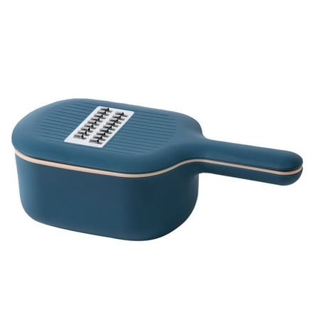 PP Stainless Steel Vegetable Cutter Slicer Peeler Storage Basket Grater Kitchen Tool for Potato Carrot Cheese Navy Blue
PP Stainless Steel Vegetable Cutter Slicer Peeler Storage Basket Grater Kitchen Tool for Potato Carrot Cheese Navy Blue