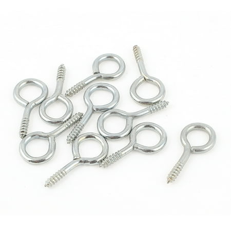 Unique Bargains Jewelry Garden Vine Wire 2.5mm Thread Dia Eyelet Screw Eye Hook 10 Pcs
Unique Bargains Jewelry Garden Vine Wire 2.5mm Thread Dia Eyelet Screw Eye Hook 10 Pcs