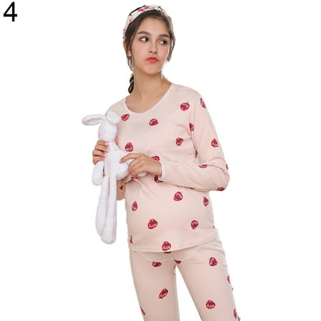 Realyc Cartoon Animal Maternity Nursing Pajama Set Long Sleeve Breastfeeding Top Pants
Realyc Cartoon Animal Maternity Nursing Pajama Set Long Sleeve Breastfeeding Top Pants