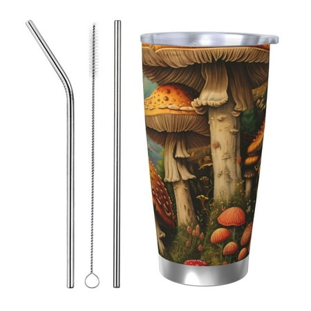 Vsdgher Vintage Cloud Mushroom 20 Oz Stainless Steel Vacuum Insulated Travel Mug Coffee Cup for Home Office Outdoor Works Great for Ice Drinks and Hot Beverage -Straw Three-piece Set
Vsdgher Vintage Cloud Mushroom 20 Oz Stainless Steel Vacuum Insulated Travel Mug Coffee Cup for Home Office Outdoor Works Great for Ice Drinks and Hot Beverage -Straw Three-piece Set