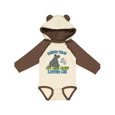 Inktastic Rhino That My Mee Maw Loves Me with Cute Rhinos Gift Baby Boy or Baby Girl Long Sleeve Bodysuit
Inktastic Rhino That My Mee Maw Loves Me with Cute Rhinos Gift Baby Boy or Baby Girl Long Sleeve Bodysuit