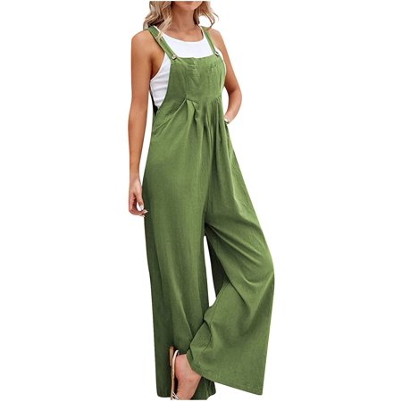 CebDs 2023 Jumpsuits for Women Casual Womens Casual Short Sleeve Loose Crew Neck Belted Wide Leg Romper Jumpsuits
CebDs 2023 Jumpsuits for Women Casual Womens Casual Short Sleeve Loose Crew Neck Belted Wide Leg Romper Jumpsuits