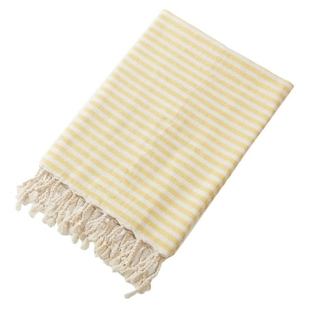 Gueuusu Striped Printed Tassel Beach Towel with Multifunctional Tablecloth Blanket Design
Gueuusu Striped Printed Tassel Beach Towel with Multifunctional Tablecloth Blanket Design