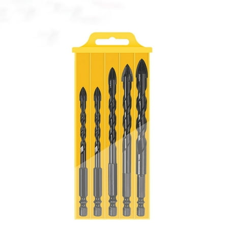 WQJNWEQ Clearance Items 5pc Plastic Box Drilling Ceramic Tile Drill Bit Glass Concrete Cement Electric Hammer Drill Multifunctional Drill Bit
WQJNWEQ Clearance Items 5pc Plastic Box Drilling Ceramic Tile Drill Bit Glass Concrete Cement Electric Hammer Drill Multifunctional Drill Bit