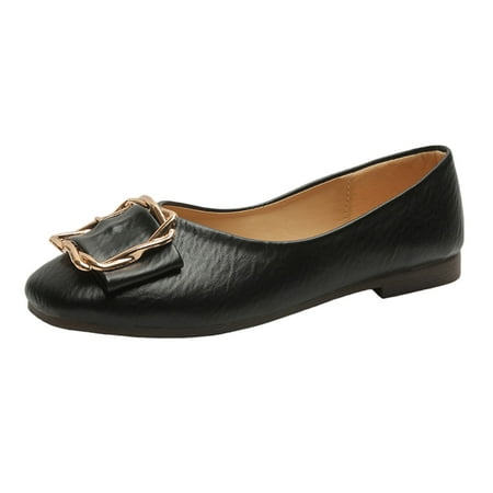 Follure Girl women s casual shoes Women Casual Solid Color Slip-On Flat Square Toe Sandals Work Single Shoes Black 40
Follure Girl women s casual shoes Women Casual Solid Color Slip-On Flat Square Toe Sandals Work Single Shoes Black 40