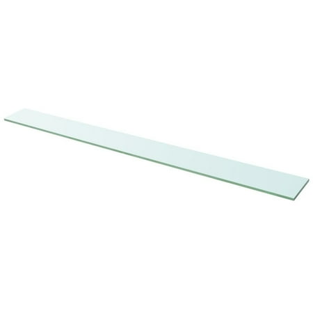 vidaXL Shelf Panel Glass Clear 43.3 x4.7