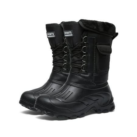 OwnShoe Mens Snow Boots Water Resistance Anti-slip Snow Boots Thicken Warm Shoes Outdoors Warm Shoes
OwnShoe Mens Snow Boots Water Resistance Anti-slip Snow Boots Thicken Warm Shoes Outdoors Warm Shoes