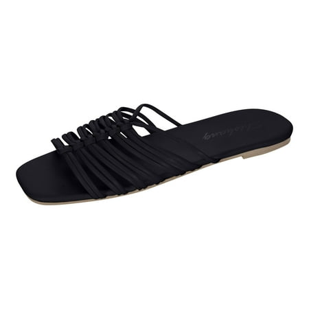 Slippers For Women Indoor And Outdoor House Slippers Women s Solid Casual Vacation Open Toe Pinch Toe Flat Beach Sandals Black
Slippers For Women Indoor And Outdoor House Slippers Women s Solid Casual Vacation Open Toe Pinch Toe Flat Beach Sandals Black