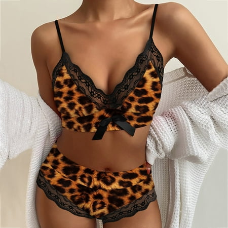 uublik valentines clothes Women Leopard Print Bowknot Decor With Lace Sexy Bra Suit And Sets
uublik valentines clothes Women Leopard Print Bowknot Decor With Lace Sexy Bra Suit And Sets