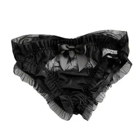 Cathalem Nylon Granny Panties Women Cute Lace Hollow Lace Transparent Lace Bow Briefs Panties Womens Cotton Underwear Underpants Black Large
Cathalem Nylon Granny Panties Women Cute Lace Hollow Lace Transparent Lace Bow Briefs Panties Womens Cotton Underwear Underpants Black Large