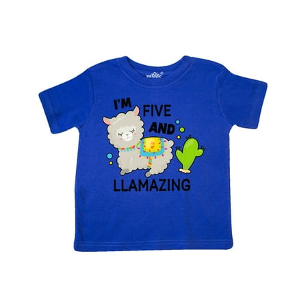 Inktastic Im Five and Llamazing with Llama and Cactus Gift Toddler Boy or Toddler Girl T-Shirt
Inktastic Im Five and Llamazing with Llama and Cactus Gift Toddler Boy or Toddler Girl T-Shirt