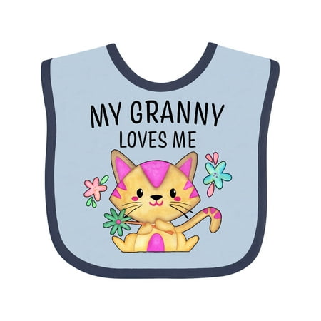 Inktastic My Granny Loves Me with Cute Kitten and Flowers Gift Baby Boy or Baby Girl Bib
Inktastic My Granny Loves Me with Cute Kitten and Flowers Gift Baby Boy or Baby Girl Bib