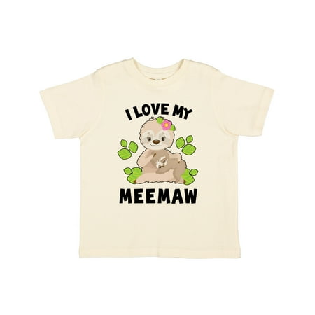 Inktastic Cute Sloth I Love My Meemaw with Green Leaves Gift Toddler Boy or Toddler Girl T-Shirt
Inktastic Cute Sloth I Love My Meemaw with Green Leaves Gift Toddler Boy or Toddler Girl T-Shirt