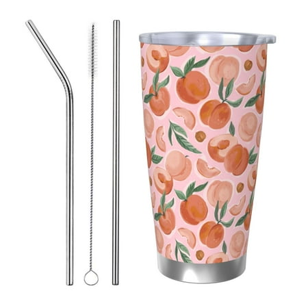 Goofa Painting Peach for 20 oz Skinny Tumbler Stainless Steel Coffee Mug Slim Vacuum Insulated Travel Cup Car Cup-Straw Three-piece Set
Goofa Painting Peach for 20 oz Skinny Tumbler Stainless Steel Coffee Mug Slim Vacuum Insulated Travel Cup Car Cup-Straw Three-piece Set