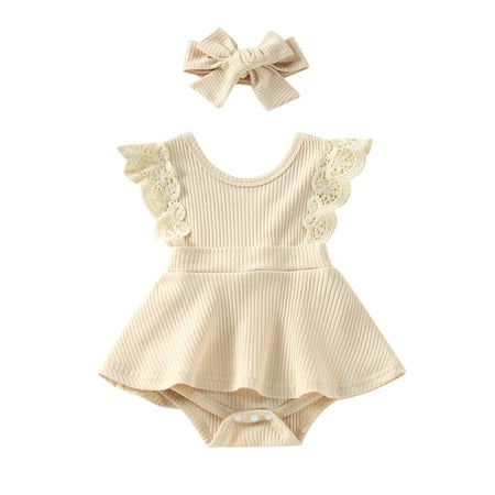 Newborn Baby Girl 2pcs Romper Dress Plain Casual Sleeveless Skirt Jumpsuit + Headband Set
Newborn Baby Girl 2pcs Romper Dress Plain Casual Sleeveless Skirt Jumpsuit + Headband Set