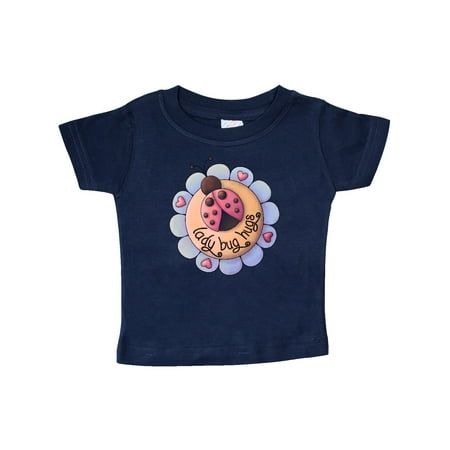 Inktastic Ladybug Hugs with Flower Gift Baby Boy T-Shirt