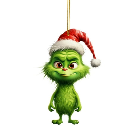 Christmas gr1nch Santa Decoration Cartoon Acrylic Green Pendant Holiday Tree Pendant Car Accessory Pendant Indoor and Outdoor Decoration (Buy 1 get 1 for Free!)
Christmas gr1nch Santa Decoration Cartoon Acrylic Green Pendant Holiday Tree Pendant Car Accessory Pendant Indoor and Outdoor Decoration (Buy 1 get 1 for Free!)