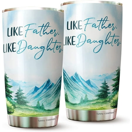 Athenstics Like Father Like Daughter Tumbler 20 Oz - Best Gift for Father from Daughter - Dad Father Gifts on Birthday Christmas Fathers Day 2022
Athenstics Like Father Like Daughter Tumbler 20 Oz - Best Gift for Father from Daughter - Dad Father Gifts on Birthday Christmas Fathers Day 2022
