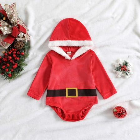 UMfun Infant Autumn Winter Hooded Warm Jumpsuit Christmas Plush Romper Romper Red 0-6 Months
UMfun Infant Autumn Winter Hooded Warm Jumpsuit Christmas Plush Romper Romper Red 0-6 Months