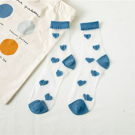 Christmas Gifts 2022! TMOYZQ Socks for Women Fashion Women Mesh Ladies Breathability Patchwork Thin Socks Women’s Stockings Holiday Gifts on Clearance