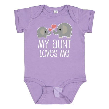 Inktastic My Aunt Loves Me Niece Nephew Elephant Gift Baby Boy or Baby Girl Bodysuit
Inktastic My Aunt Loves Me Niece Nephew Elephant Gift Baby Boy or Baby Girl Bodysuit