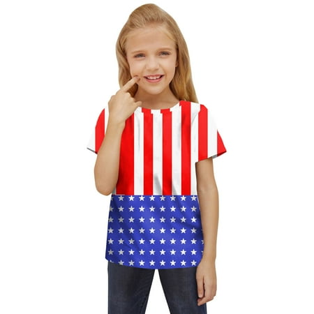 Kids Toddler Children Unisex Spring Summer Active Fashion Daily Daily Indoor Outdoor Print Short Sleeve Tops American Independence Day Tshirt Clothing Toddler Girl Long Sleeve T Shirts Real Tops
Kids Toddler Children Unisex Spring Summer Active Fashion Daily Daily Indoor Outdoor Print Short Sleeve Tops American Independence Day Tshirt Clothing Toddler Girl Long Sleeve T Shirts Real Tops