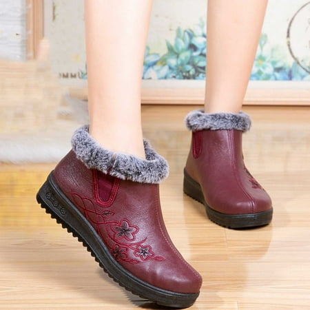 BELLZELY Wide Width Women Shoes Clearance Women s Winter Cotton Shoes With Soft Soles Comfortable Middle-aged And Elderly Ankle Boots A Slip-on Mother Boots
BELLZELY Wide Width Women Shoes Clearance Women s Winter Cotton Shoes With Soft Soles Comfortable Middle-aged And Elderly Ankle Boots A Slip-on Mother Boots