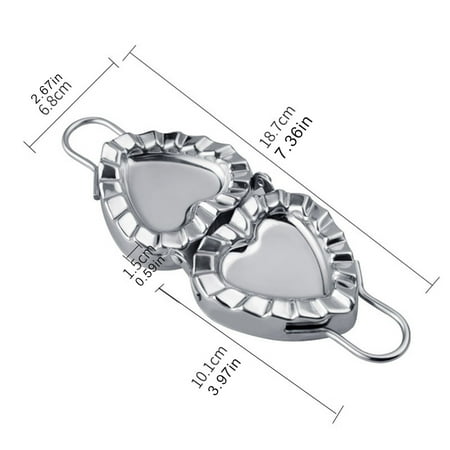 BMForward Stainless Steel Dumpling Tool Heart-shaped Creative Dumpling Mould Dumpling Skin Artifact
BMForward Stainless Steel Dumpling Tool Heart-shaped Creative Dumpling Mould Dumpling Skin Artifact