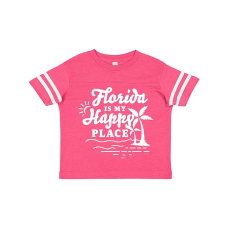Inktastic Florida is My Happy Place with Palm Trees Gift Toddler Boy or Toddler Girl T-Shirt
Inktastic Florida is My Happy Place with Palm Trees Gift Toddler Boy or Toddler Girl T-Shirt