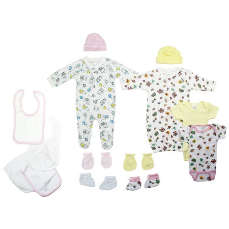 Bambini Newborn Baby Shower Layette Gift Set 11pc (Baby Girls)