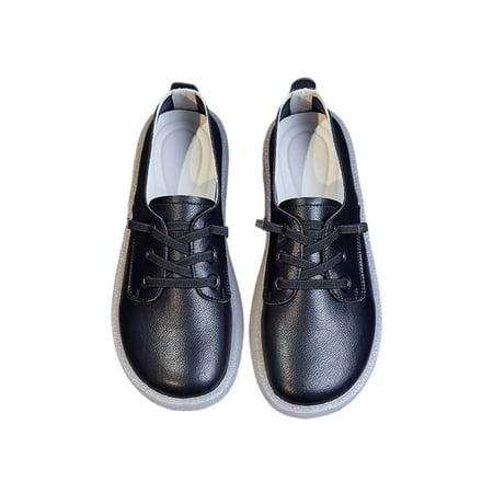 Lacyhop Ladies Loafers Comfort Nursing Shoes Lace Up Flats Work Breathable Loafer Lightweight Slip On Casual Shoe Black 4.5
Lacyhop Ladies Loafers Comfort Nursing Shoes Lace Up Flats Work Breathable Loafer Lightweight Slip On Casual Shoe Black 4.5